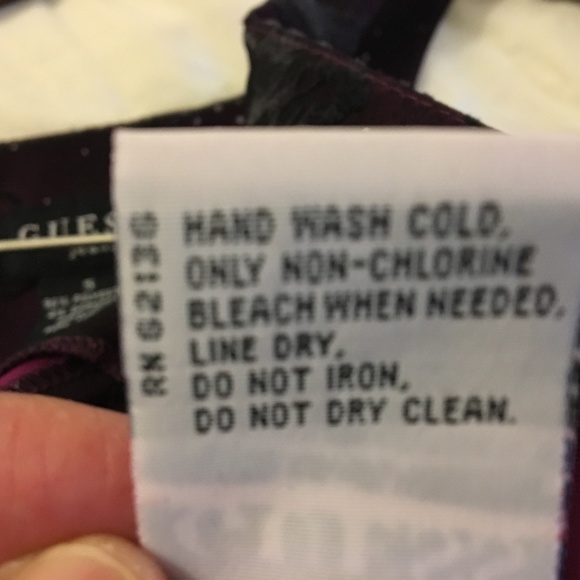 Guess Jeans, Mini Dress, Polyester, Color Purple - Picture 3 of 8